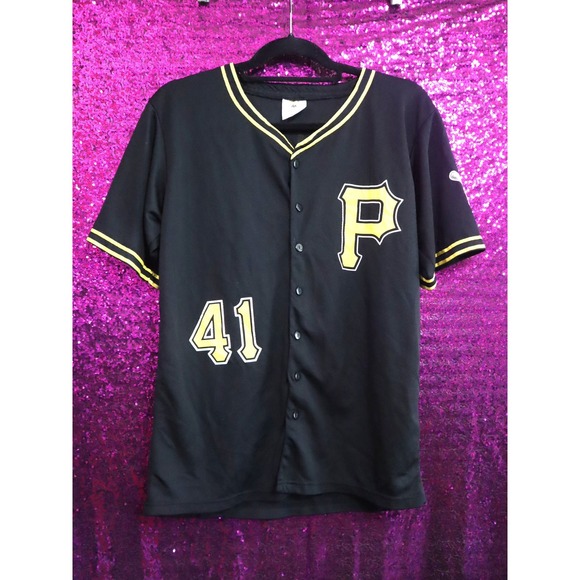 MLB Other - Black Baseball Jersey Small Pittsburgh Pirates Doumit 41 Local 66 2005-2011
